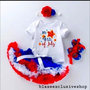 My first 4th of July Baby Outfit